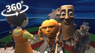 Tung Tung Tung Sahur Play Jump Rope in Squid Game!! 360° VR