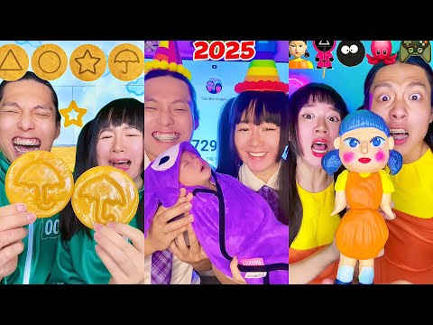 Random Emoji Food Challenge ASMR Compilation! Squid game Food🥵bubble tea(Part22)