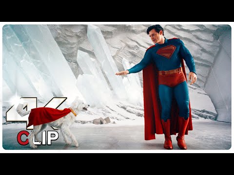Krypto Destroys The fortress Of Solitude Scene | SUPERMAN (NEW 2025) Movie CLIP 4K
