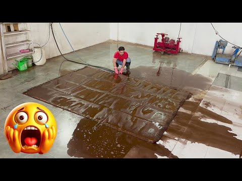 Man Restores 60 Year Old Rusty Carpet // Even the Old Owner Wants It Back!