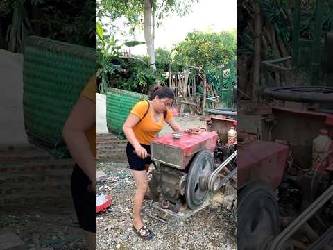 agricultural vehicle transporting wood