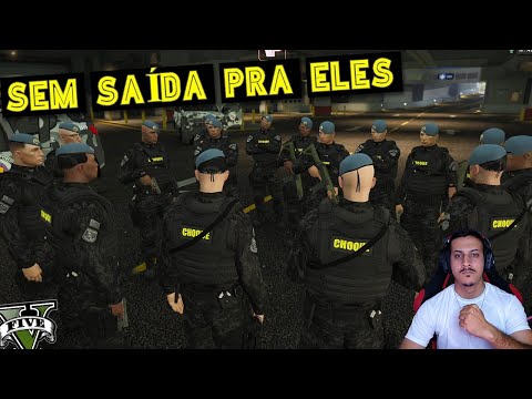 CHOQUE INVADE E TROCA TIROS COM B4NDIDOS - GTA RP