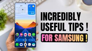 INCREDIBLY USEFUL TIPS For Samsung Galaxy Phone Users !!!