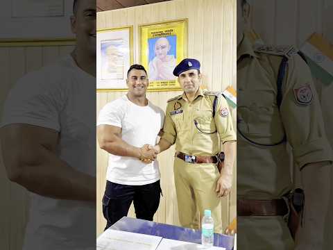 हमारे देश के अर्जुन अवॉर्डी ओलंपियन रेसलर और उत्तर प्रदेश पुलिस से डीएसपी अनुज चौधरी जी #motivation