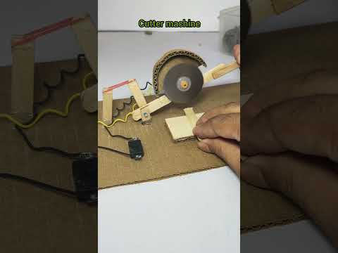 Small Cutting Machine #dcmotor #project #experiment #science