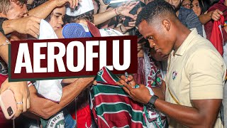 FLUMINENSE É RECEBIDO COM AEROFLU APÓS CAMPANHA HISTÓRICA NA COPA DE CLUBES FIFA