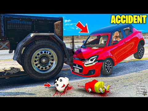 Shinchan’s New Swift Car DESTROYED by Giant Truck! 😭You Won't Believe
