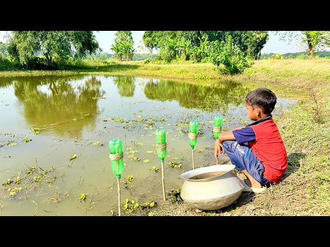 Best Hook fishing 2022✅|Smart Boy hunting fish by fish hook From beautiful nature🥰🥰Part-110