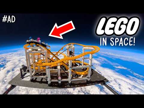 Working LEGO Rollercoaster IN SPACE!