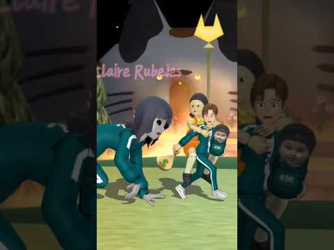 Peta Peta Run 💀 SAKURA SquidGame #sakuraschoolsimulator #shorts #sakura #ytshorts
