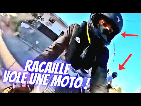 MOTARD SE FAIT VOLER SA MOTO PAR UN MEC DE QUARTIER😱!! (COURSE POURSUITE)