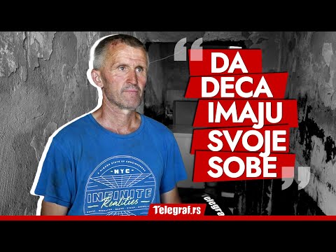 Najtužnija slika Srbije, ovoj deci i tati hitno treba pomoć: Spavaju u izgoreloj kući bez prozora
