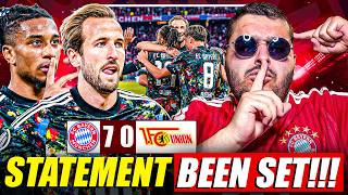 STATEMENT BEEN SET!!! 🔥👨🏻‍🍳 | FC Bayern München 7-0 FC Union Berlin | Bundesliga | Reaction! 🇩🇪