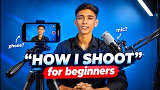 How I Shoot My YouTube Videos With Phone | For Beginners