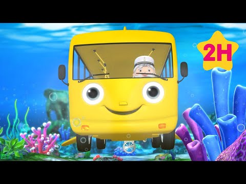 El autobús en el mar 🚌 💦  Canciones Infantiles🎵| Caricaturas para bebés