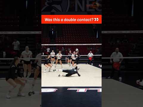 Bad Ref Call? 🤔 Volleyball Double Contact Debate 🏐