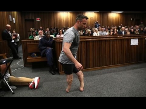 Oscar Pistorius Removed His Prosthetic Legs & Walked Around The Courtroom To Prove A Point -- But Will It Change YOUR Opinion??