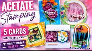 5 Creative Ways to Stamp on Acetate ✨ Creative Stamping Issue 164