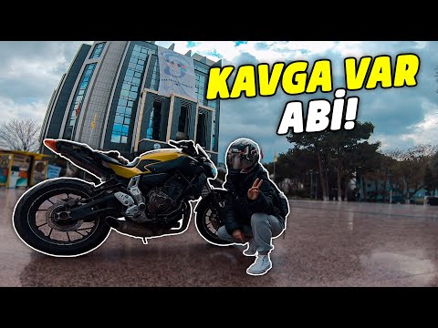 KIZ KARDEŞİMİ OKULDAN ALDIM - KARI MI ? - MT-07 MOTOVLOG