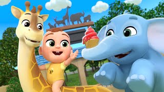 Old MacDonald’s Safari Farm! | Newborn Baby Songs & Nursery Rhymes