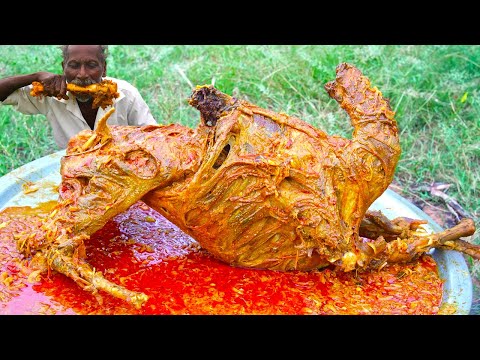 VILLAGE FAMOUS FULL GOAT CURRY | DELICIOUS MUTTON RECIPE FULL VIDEO