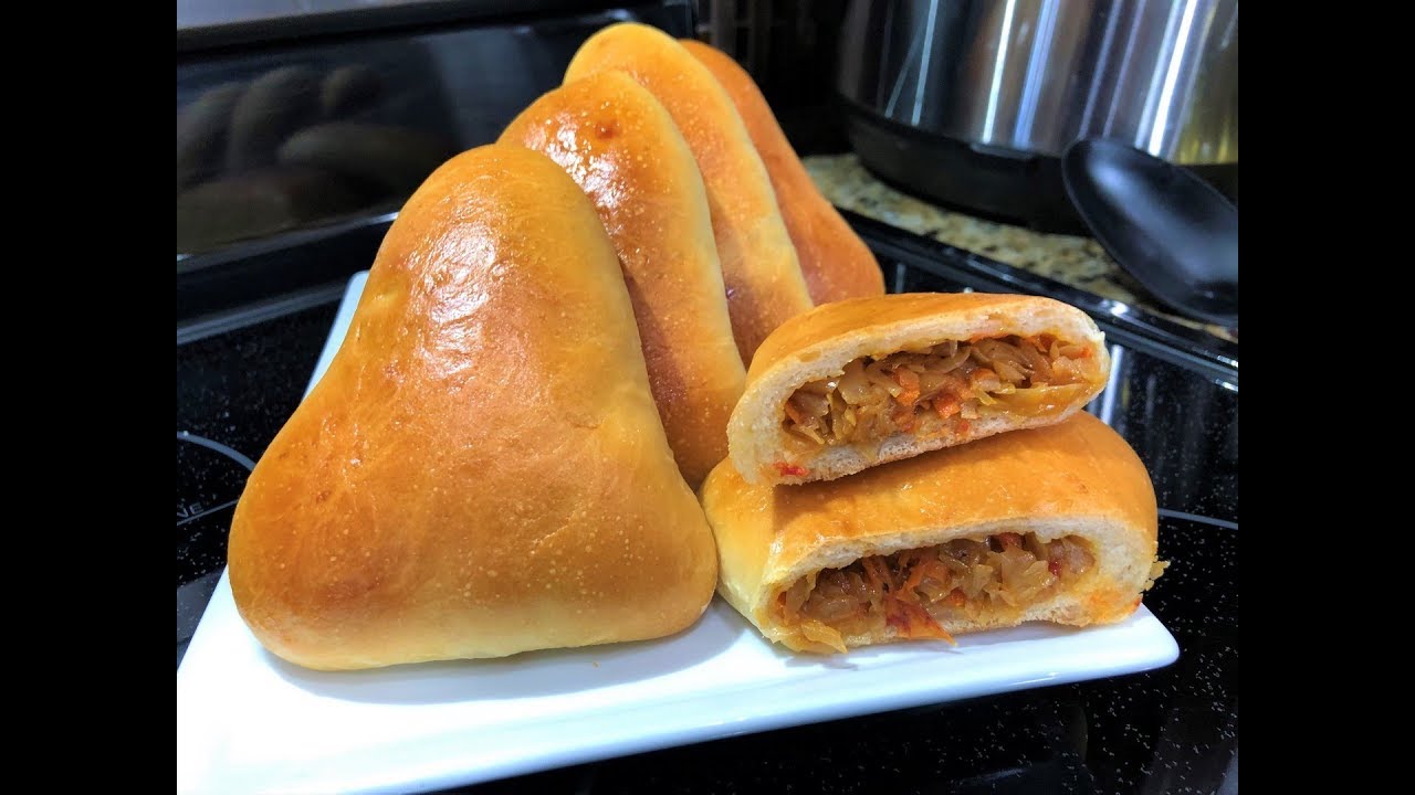 Постные ПИРОЖКИ С КАПУСТОЙ. Пышное Тесто без молока и яиц, долго не черствеют. ВКУСНЯТИНА.