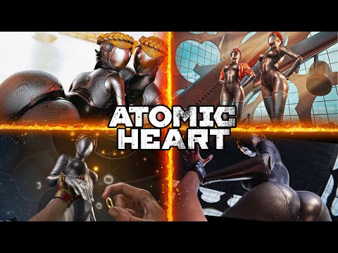 TODAS LAS MEJORES ESCENAS DE LAS GEMELAS ROBOT !!! Atomic Heart 2025