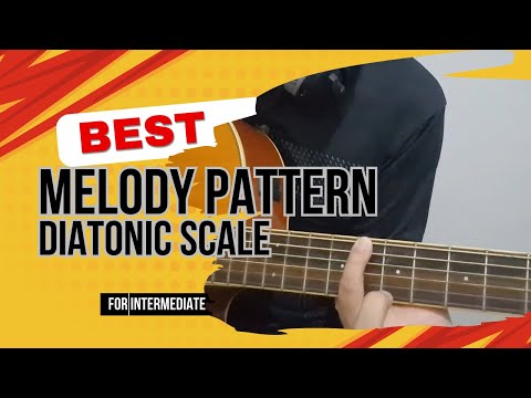 Basic pattern melody in diatonic scale for intermediate