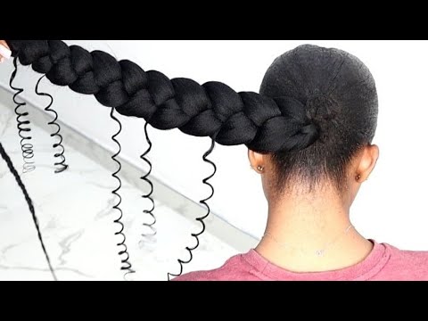 Simple Hairstyle For Short hair / Easy Hair style for Simple Girls👉Natural Hairstyle for Black Women