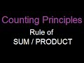 Counting Principles and Choices