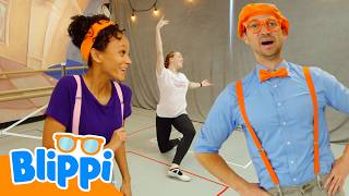 Blippi und Meekah im Tanzstudio 🌟 Blippi Deutsch | Abenteuer und Videos für Kinder