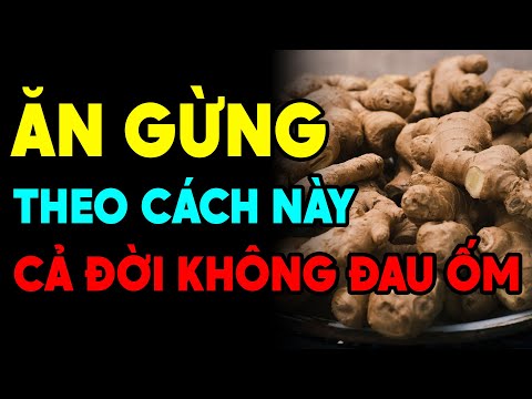 Đừng UỐNG KHÁNG SINH Nữa, Bị Ho Cúm Cứ ĂN GỪNG Theo Cách Này Là Khỏi, GAN PHỔI CỰC SẠCH