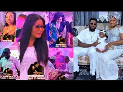 Ekene Umenwa Adorable star studded baby dedication party.