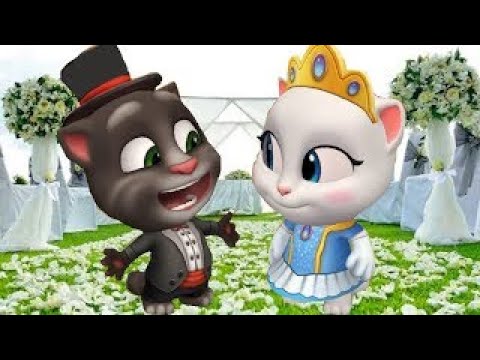 El GATO TOM Y SUS AMIGOS , ESPECIAL LA BODA DE TALKING TOM PARTE 2