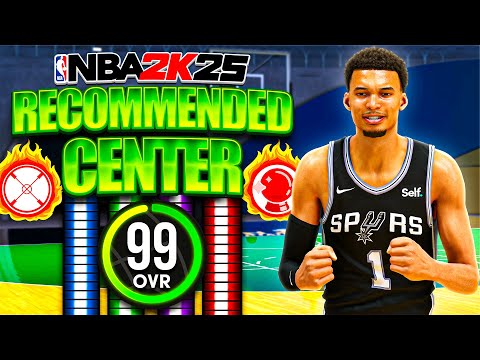 Best Build on NBA 2K25 7’0 Center Build 2 Way Stretch