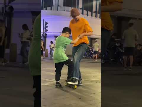 Thử thách mời bạn nhỏ chơi Freeline #thenhofreeline #trending #skate #xuhuong #pđb #youtube