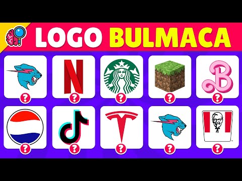 🕵️‍♂️ 5 Saniyede Logoyu Tahmin Et | 60 Ünlü Logo | Logo Bulmaca Testi