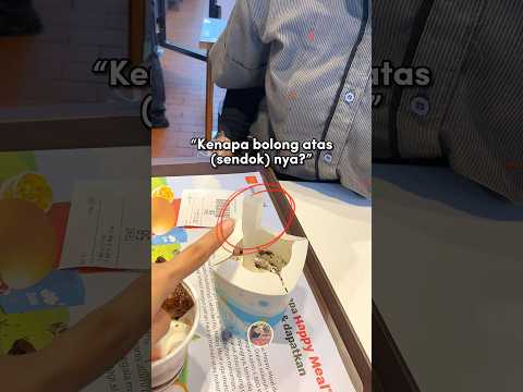 "Kenapa Sendok Es Krim McFlurry McDonald's Bolong Diatas nya? Rahasia di Balik Design Unik!" #shorts