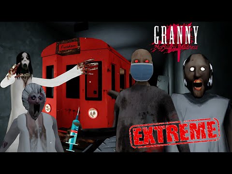 Kabur Pake Kereta di Mode Extreme | Granny 4 Mortuary Madness