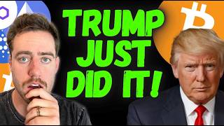 TRUMP JUST PUMPED THE MARKET