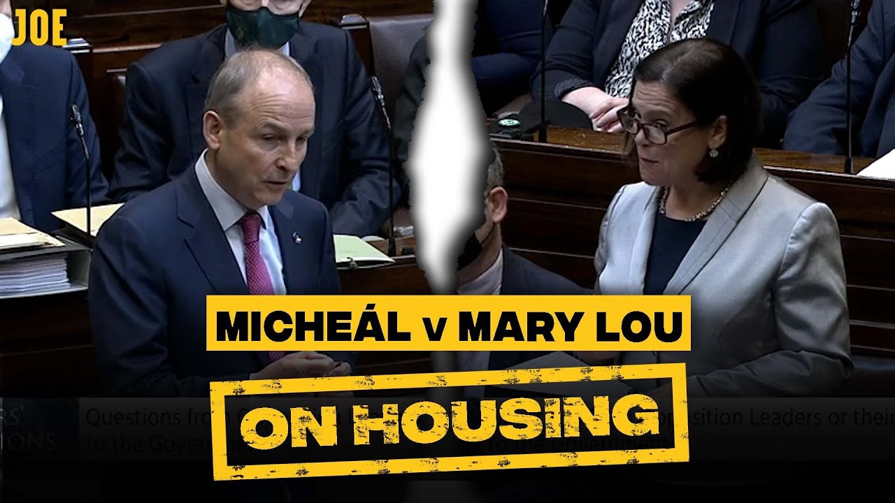 Micheál Martin v Mary Lou McDonald on Housing