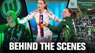 Hinter den Kulissen der Champions League in WOB! 🐺 UWCL-Viertelfinale | VfL Wolfsburg 🆚 OL Lyonnes