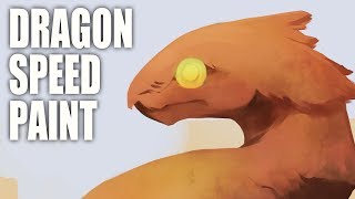 Another Dragon Speed Paint | But on a Friday
