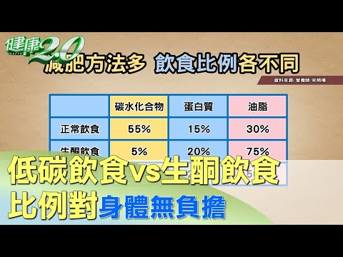 低碳飲食vs生酮飲食 比例對身體無負擔！？ 健康2.0