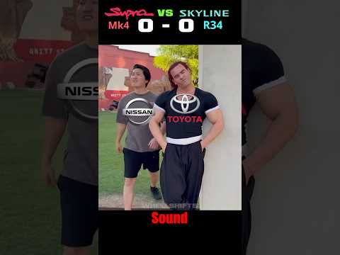Toyota Supra Mk4 vs Nissan Skyline R34 ๐