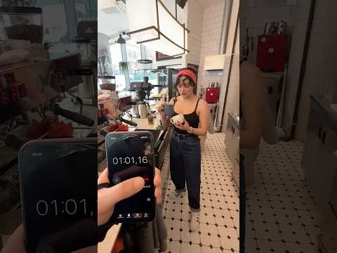 Kim daha hızlı nir latte yapar? @bagelimanyak