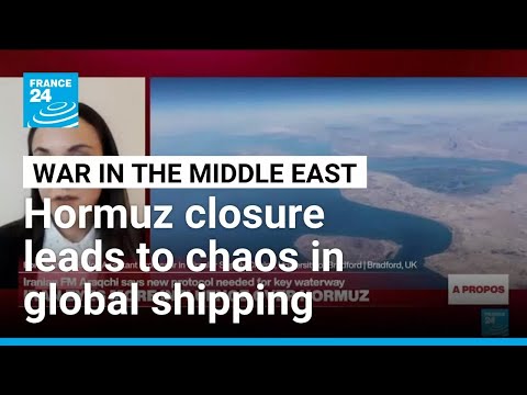 YouTube video thumbnail: International Shipping 'Chaos' as Strait of Hormuz Closure Sends Ripple Effects Across the Globe
