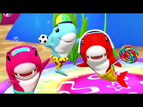 Five Little Baby Sharks, Numbers Song and Rhymes for Kids