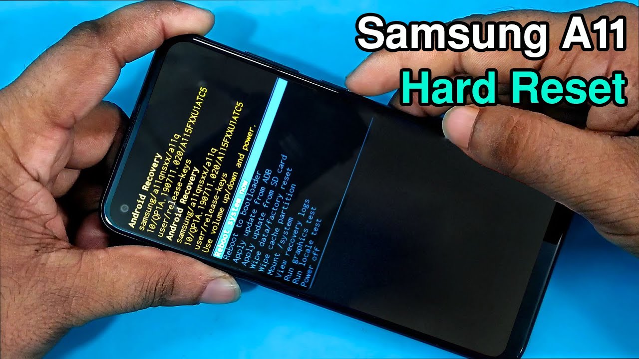 How To Reset Samsung S11
