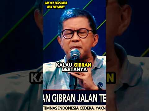 SEKJEN GIBRANKU!! BARU KALI INI ROCKY GERUNG PEDULI!! #rockygerung #gibran #brkfalsafah